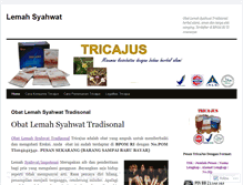 Tablet Screenshot of lemahsyahwattradisional.wordpress.com