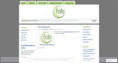 Desktop Screenshot of foodallergybag.wordpress.com