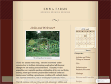 Tablet Screenshot of emmafarms.wordpress.com