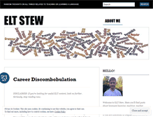 Tablet Screenshot of eltstew.wordpress.com