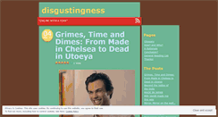 Desktop Screenshot of disgustingness.wordpress.com