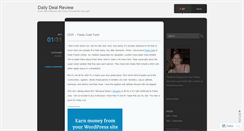 Desktop Screenshot of dailydealreview.wordpress.com