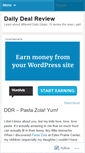 Mobile Screenshot of dailydealreview.wordpress.com