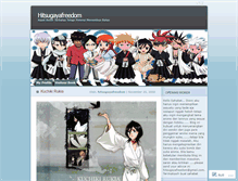 Tablet Screenshot of hitsugayafreedom.wordpress.com