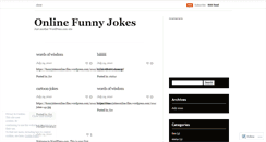 Desktop Screenshot of funnyjokesonline.wordpress.com