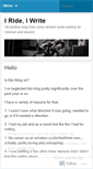 Mobile Screenshot of irideiwrite.wordpress.com