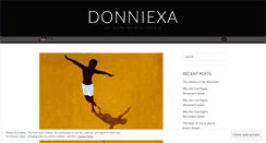 Desktop Screenshot of donniexa.wordpress.com