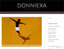 Tablet Screenshot of donniexa.wordpress.com