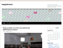 Tablet Screenshot of megstevens.wordpress.com