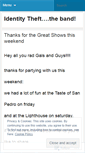 Mobile Screenshot of idttheband.wordpress.com