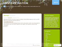 Tablet Screenshot of foodfascination.wordpress.com