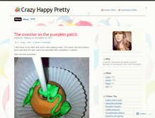 Tablet Screenshot of crazyhappypretty.wordpress.com