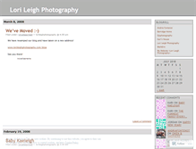 Tablet Screenshot of lorileighphotography.wordpress.com