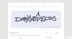 Desktop Screenshot of darklabstudios.wordpress.com