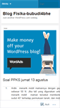 Mobile Screenshot of bubudi4bhe.wordpress.com