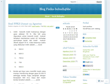 Tablet Screenshot of bubudi4bhe.wordpress.com