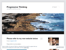 Tablet Screenshot of progressivethinking23.wordpress.com