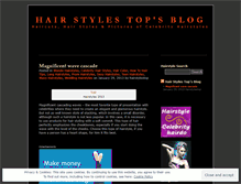 Tablet Screenshot of hairstylestop.wordpress.com