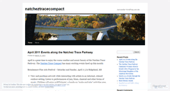 Desktop Screenshot of natcheztracecompact.wordpress.com