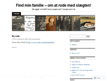 Tablet Screenshot of findminfamilie.wordpress.com