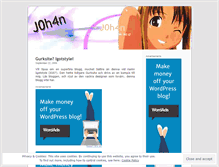 Tablet Screenshot of j0h4n.wordpress.com