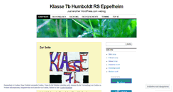 Desktop Screenshot of hrseklasse7b.wordpress.com