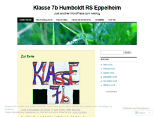 Tablet Screenshot of hrseklasse7b.wordpress.com