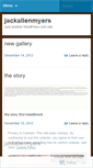 Mobile Screenshot of jackallenmyers.wordpress.com