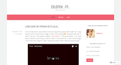 Desktop Screenshot of celoteh4ti.wordpress.com