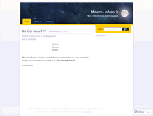 Tablet Screenshot of minervait.wordpress.com