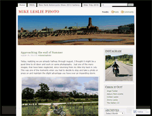 Tablet Screenshot of mikelesliephoto.wordpress.com