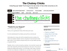 Tablet Screenshot of chutneychicks.wordpress.com