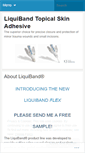 Mobile Screenshot of liquiband.wordpress.com