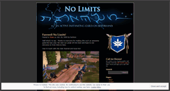 Desktop Screenshot of nolimitsguild.wordpress.com