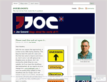 Tablet Screenshot of joesaward.wordpress.com