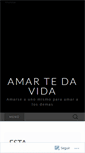 Mobile Screenshot of amartedavida.wordpress.com