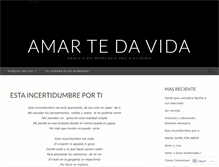 Tablet Screenshot of amartedavida.wordpress.com