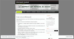 Desktop Screenshot of infomusical.wordpress.com