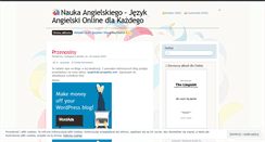 Desktop Screenshot of naukaangielskiego.wordpress.com