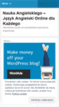 Mobile Screenshot of naukaangielskiego.wordpress.com