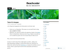 Tablet Screenshot of beachcoder.wordpress.com