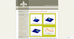 Desktop Screenshot of commonemitter.wordpress.com