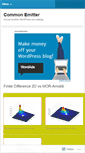 Mobile Screenshot of commonemitter.wordpress.com