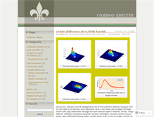 Tablet Screenshot of commonemitter.wordpress.com