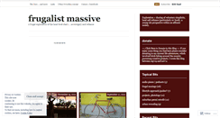 Desktop Screenshot of frugalistmassive.wordpress.com