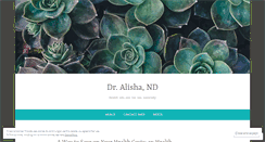 Desktop Screenshot of naturopathicalli.wordpress.com