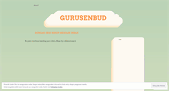 Desktop Screenshot of gurusenbud.wordpress.com