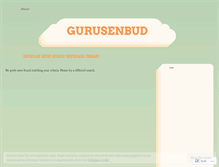 Tablet Screenshot of gurusenbud.wordpress.com