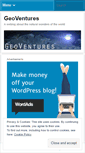 Mobile Screenshot of geoventures.wordpress.com