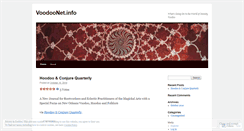 Desktop Screenshot of myvoodoonet.wordpress.com